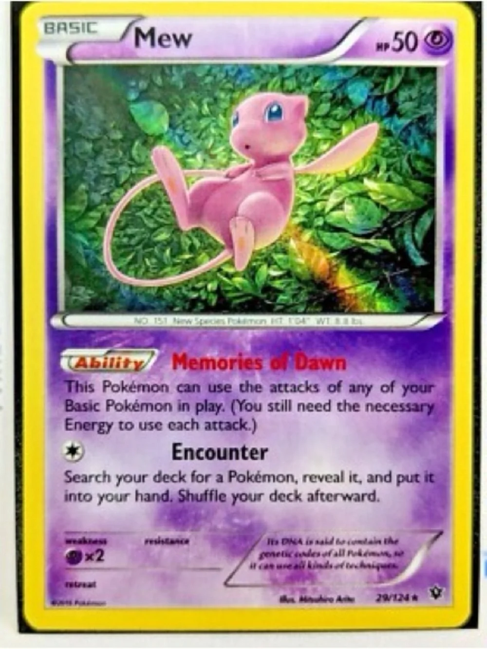 Mew 29/124 Holo